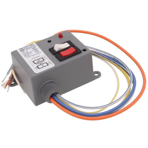 FUNCTIONAL DEVICES RIB RIB2401SBC Power Relay 20 Amp SPDT + Override 24 Vac/dc/120 Vac