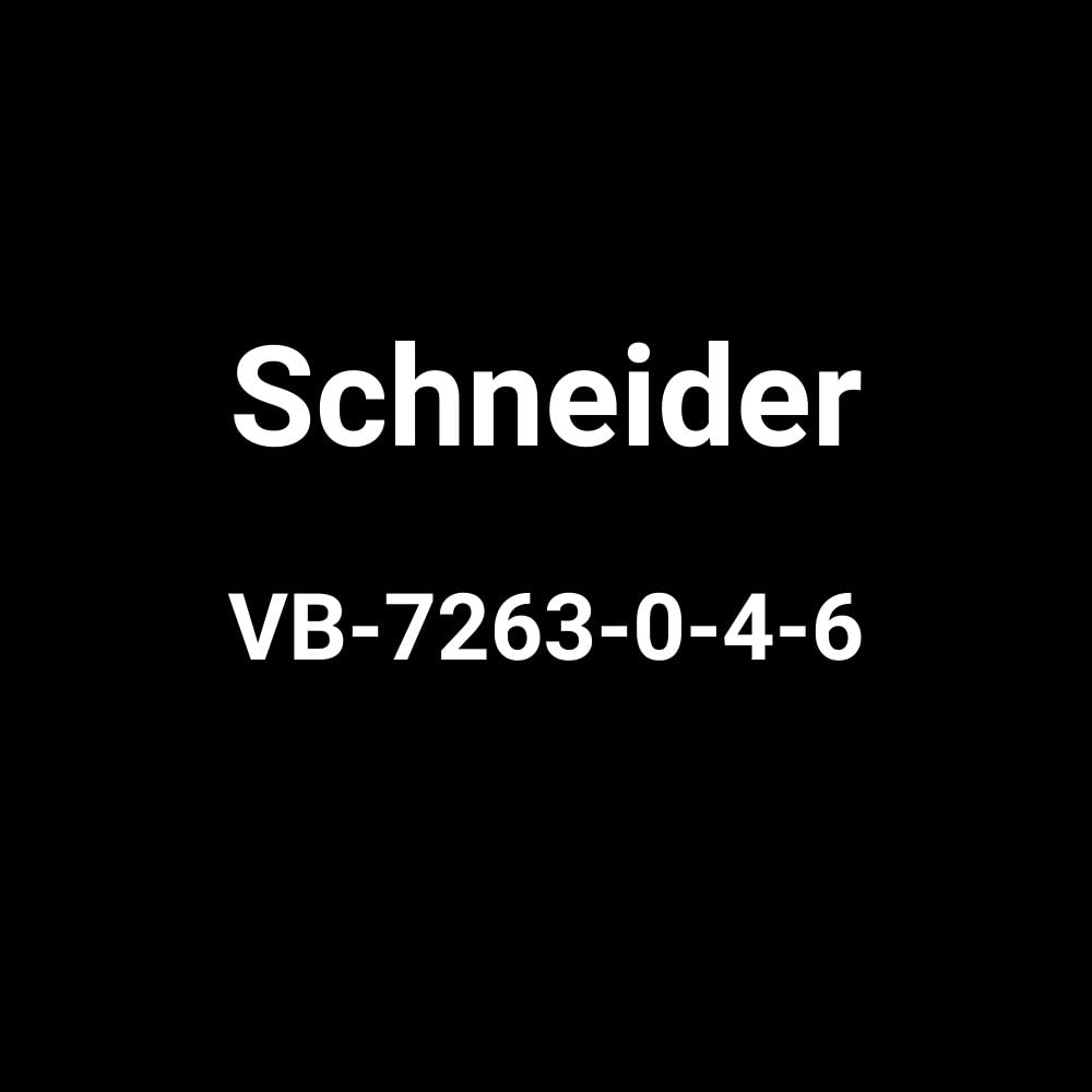 SCHNEIDER ELECTRIC VB-7263-0-4-6 GLOBE VALVES