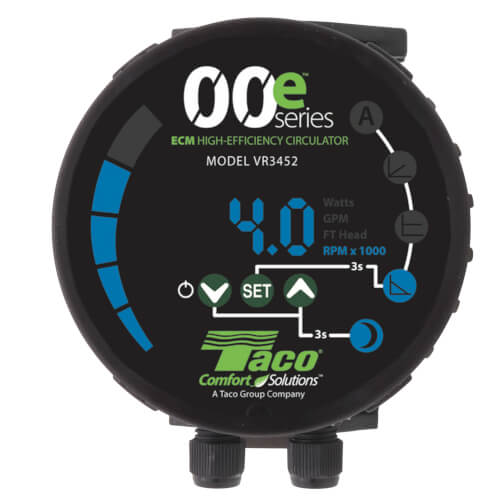 TACO Taco VR3452-HY1-FC1A01 High-Efficiency Wet Rotor Circulator Pump with Communication Module