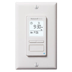 RESIDEO Honeywell Home PLS750C1000 Programmable Wall Switch 120V 7-Day Solar (White)