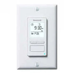 RESIDEO Honeywell Home PLS750C1000 Programmable Wall Switch 120V 7-Day Solar (White)