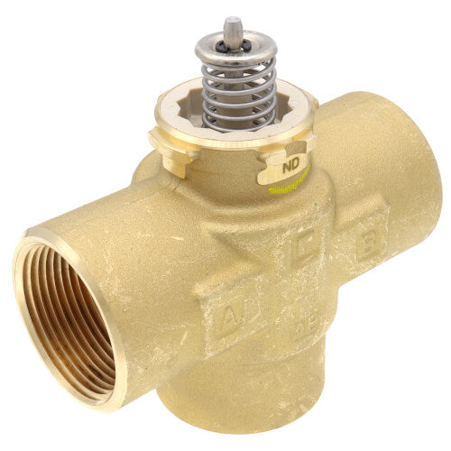 RESIDEO Honeywell Home VCZND6100 1-1/4 Inch 3-Way Female NPT VC Valve Assembly 8.3 Cv