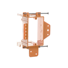 ABB ABB SC100A Carlon Single-Gang Low-Voltage Bracket 24-Pack Non-Metallic Orange