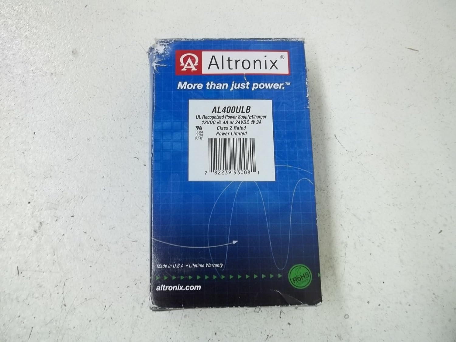 ALTRONIX Altronix AL400ULB Power Supply Charger Single Class Output 12/24VDC at 4A Board