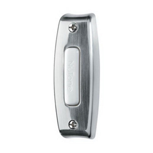 BROAN-NUTONE Broan-NuTone PB7LSN Lighted Wired Pushbutton Satin Nickel