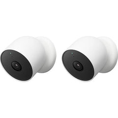 GOOGLE Google GA01894-US Nest Cam Battery Pro Indoor/Outdoor Network Camera 2-Pack White