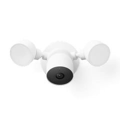 GOOGLE Google GA02942-US Nest Cam with Floodlight Pro Outdoor Wired Smart Security Camera White GA02942-US