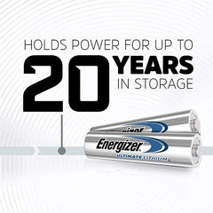 ENERGIZER Energizer L92BP-2 Ultimate Lithium AAA Batteries 1.5V 2-Pack