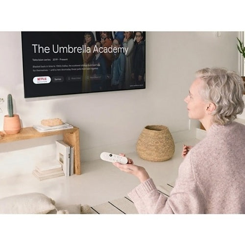 GOOGLE Google GA03131-US Chromecast with Google TV HD Snow 1 Pack