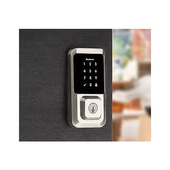 KWIKSET Kwikset 99390 Halo Wi-Fi Smart Lock Touchscreen Deadbolt Satin Nickel