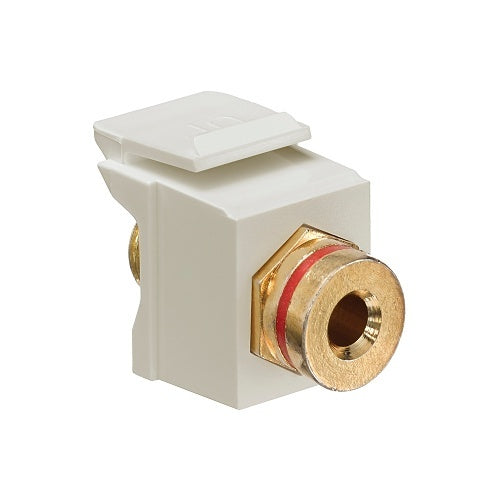 LEVITON Leviton 40837-BIR QuickPort Banana Connector Ivory