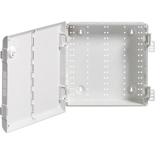 LEVITON Leviton 49605-14P 14 Inch Wireless Structured Media Enclosure with Vented Hinged Door Plastic White