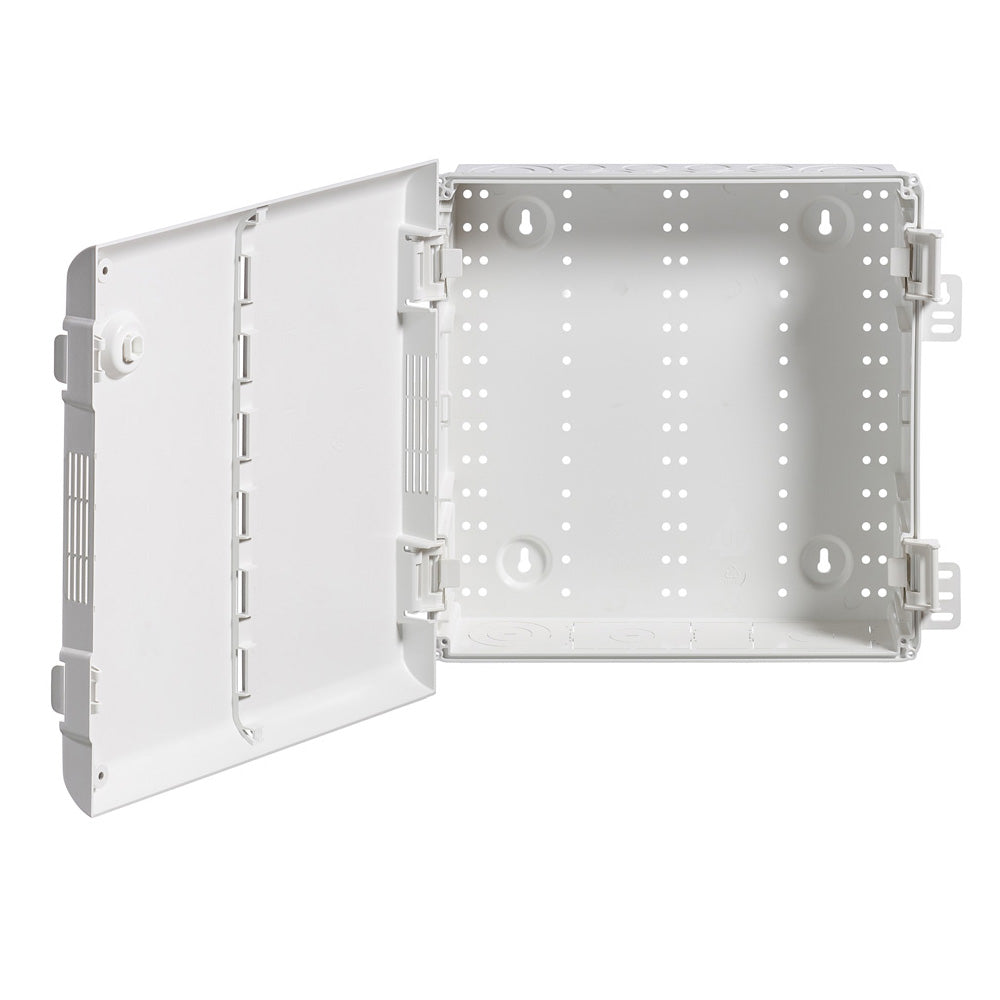 LEVITON Leviton 49605-14P 14 Inch Wireless Structured Media Enclosure with Vented Hinged Door Plastic White