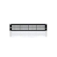 LEVITON Leviton 4S255-S48 Shielded QuickPort Patch Panel, 48-Port, 2U RMS
