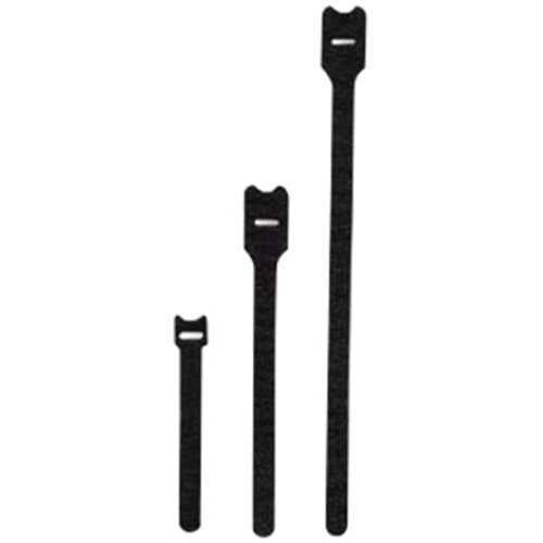LEVITON Leviton 43105-5 Recloseable VELCRO Brand Tie Wraps 5 Inches Black 25-Pack