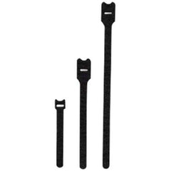 LEVITON Leviton 43105-5 Recloseable VELCRO Brand Tie Wraps 5 Inches Black 25-Pack