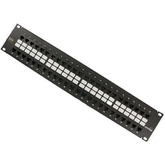 LEVITON Leviton 5G270-U48 CAT5e QuickPort Patch Panel 48-Port 2RU Black