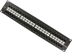 LEVITON Leviton 5G270-U48 CAT5e QuickPort Patch Panel 48-Port 2RU Black