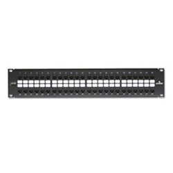 LEVITON Leviton 5G270-U48 CAT5e QuickPort Patch Panel 48-Port 2RU Black