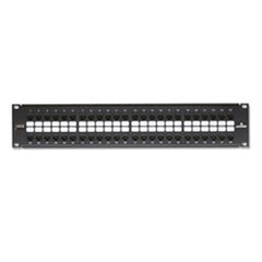 LEVITON Leviton 5G270-U48 CAT5e QuickPort Patch Panel 48-Port 2RU Black