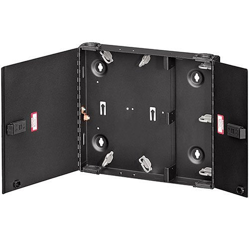 LEVITON Leviton 5WSML-02C Small SDX Wall-Mount Fiber Enclosure Empty with Dual Door No Lock