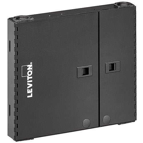 LEVITON Leviton 5WSML-02C Small SDX Wall-Mount Fiber Enclosure Empty with Dual Door No Lock