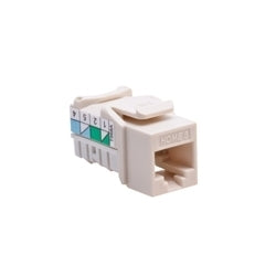LEVITON Leviton 61HOM-RT6 HOME Snap-In Jack T568A/B Wiring Light Almond Replacement 61HOM-RT6