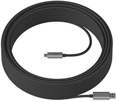 Logitech 939-001802 Strong USB 25m Active Optical USB 3.2 Cable - High-Speed Data Transfer