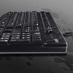 LOGITECH Logitech MK120 Wired Keyboard and Mouse Combo USB 2.0 Black