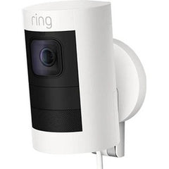 RING Ring B07TC7D9CS Stick Up Cam Elite with Power over Ethernet Adapter 120V White