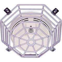 SAFETY TECHNOLOGY INTERNATIONAL Safety Technology International STI-9601 Smoke Detector Guard Steel Web Low Profile Flush Mount White