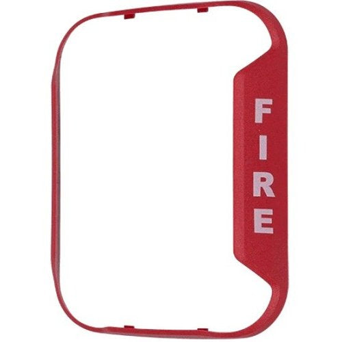 SYSTEM SENSOR System Sensor BZR-F Bezel Panel Wall Mount Red For L-Series Devices