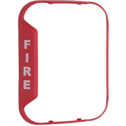 SYSTEM SENSOR System Sensor BZR-F Bezel Panel Wall Mount Red For L-Series Devices