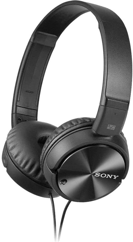 SONY Sony MDR-ZX110NC Noise Canceling Headphones Extra Bass Wired Black