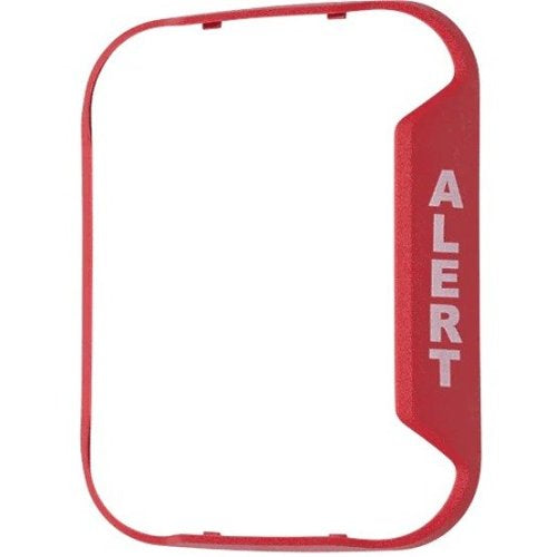 SYSTEM SENSOR System Sensor BZR-AL Alert Red Bezel for Wall-Mount Horn Strobe Works with CHRL, CHSRL, HRL, P2RL, SRL Models