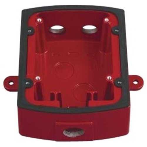 SYSTEM SENSOR System Sensor MWBB Red Wall-Mounted Weatherproof Back Box