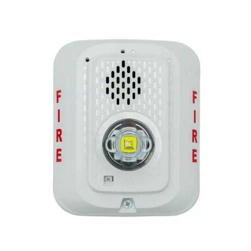 SYSTEM SENSOR System Sensor P2WLED L-Series LED Horn Strobe, Wall-Mount, White - FIRE Marked