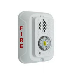 SYSTEM SENSOR System Sensor P2WLED L-Series LED Horn Strobe, Wall-Mount, White - FIRE Marked