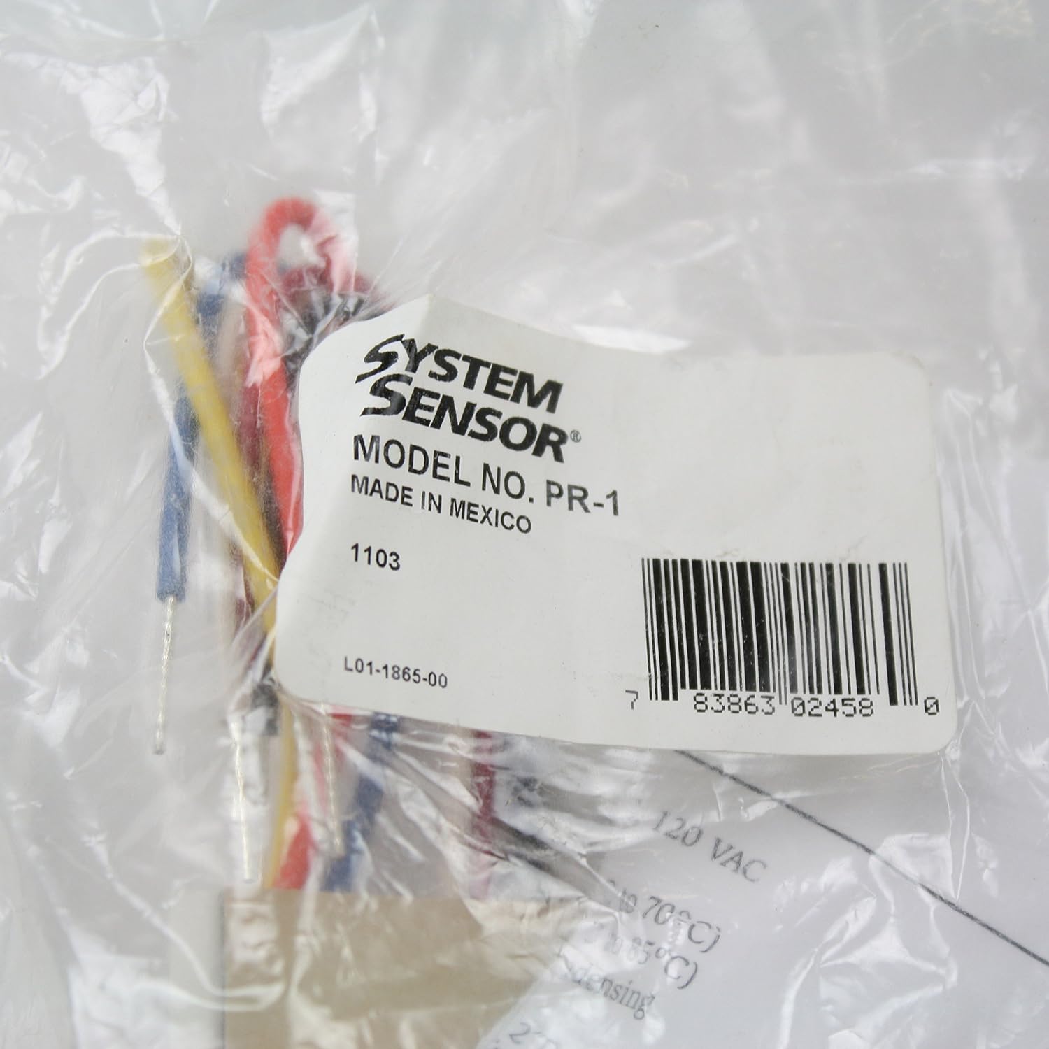 SYSTEM SENSOR System Sensor PR-1 Multi-Voltage Relay SPDT Epoxy Encapsulated with Activation LED