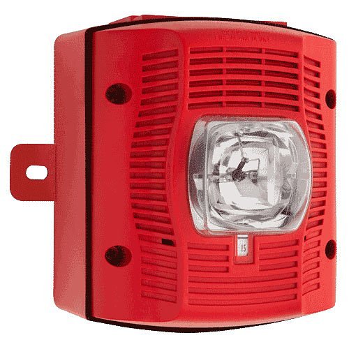 SYSTEM SENSOR System Sensor SPSRK-P SpectrAlert Advance Red Outdoor Speaker Strobe Standard Wall Mount