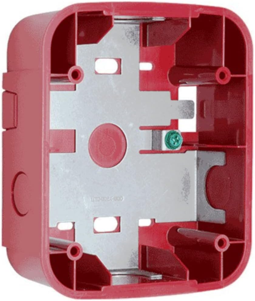 SYSTEM SENSOR System Sensor SBBRL Surface Mount Back Box L-Series Horn Strobes Red