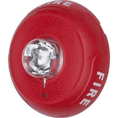 SYSTEM SENSOR System Sensor SCRL L-Series Selectable Output Ceiling Mount Strobe FIRE Marking Red
