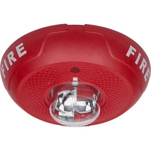SYSTEM SENSOR System Sensor SCRL L-Series Selectable Output Ceiling Mount Strobe FIRE Marking Red