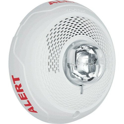 SYSTEM SENSOR System Sensor SPSCWL-CLR-ALERT L-Series Speaker Strobes Clear Lens ALERT White