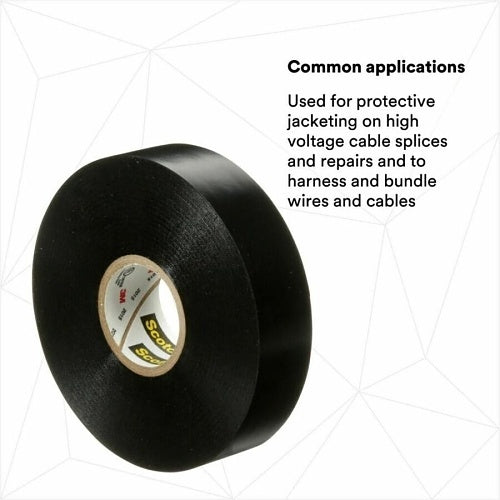 3M 3M 88-3/4X44FT Scotch Vinyl Electrical Tape Heavy Duty 0.75 inch by 44 feet