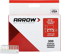 ARROW FASTENER Arrow Fastener 721189 T72 Insulated Staples for Electrical Cable Installations 300-Pack