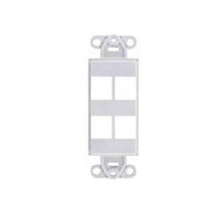 BELDEN Belden AX106575-EW KeyConnect Deco Adapter 4-Port Electric White