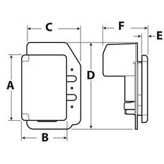 CANPLAS Canplas 792095W Next Generation SuperValve Central Vacuum Inlet Valve