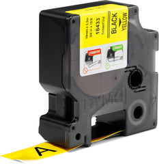 DYMO DYMO 18433 Rhino Vinyl Tape 19MM Yellow Black Text