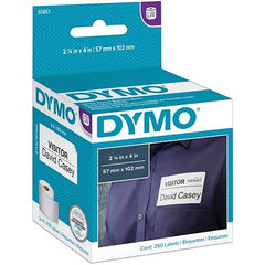 DYMO DYMO 30857 Label Writer Adhesive Name Badges 250 Count